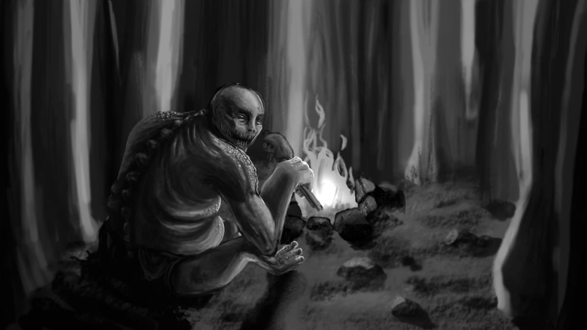 Original character design with costume details