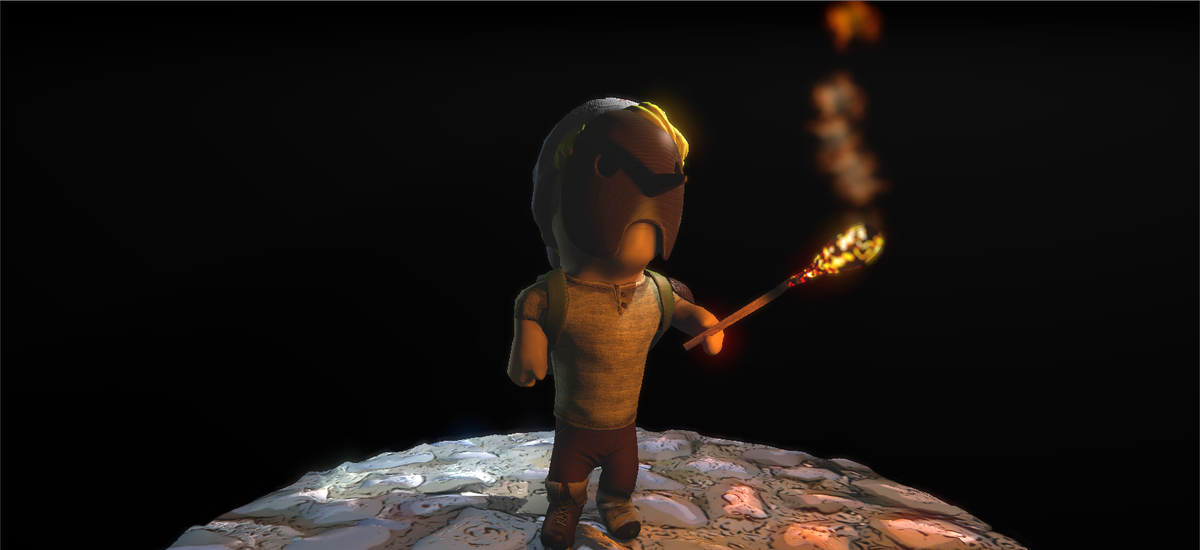 Stylized character match game concept art