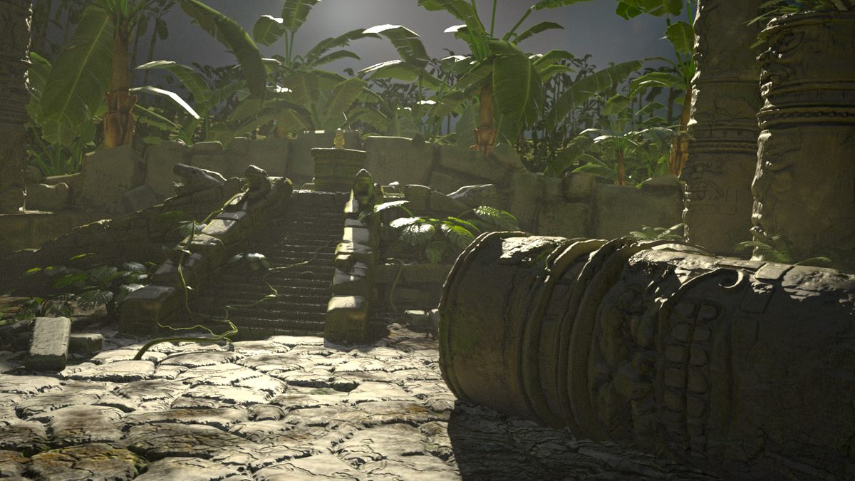 3D scene composition with depth of field